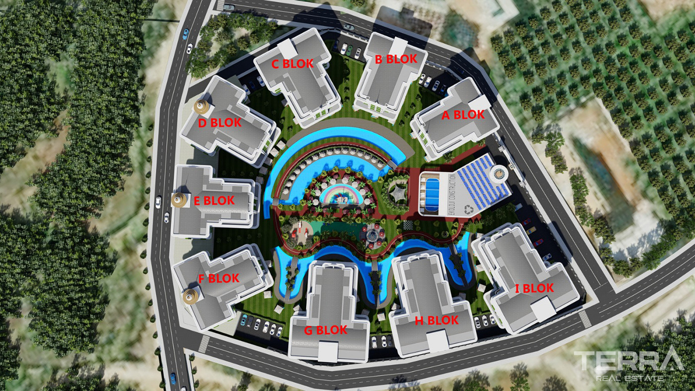 Luxury and Exclusive Concept in Family Apartments in Oba, Alanya - 81149