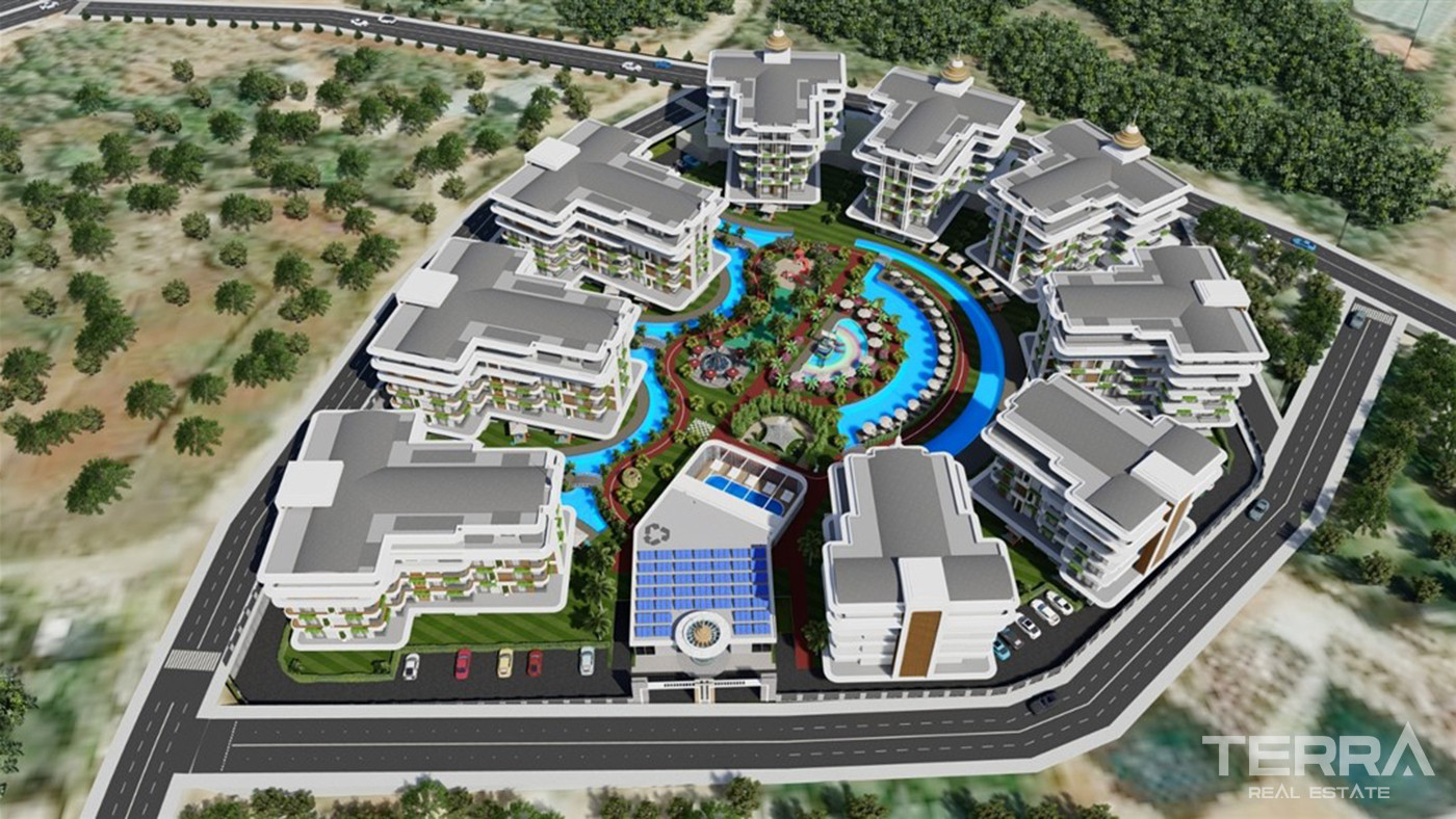Luxury and Exclusive Concept in Family Apartments in Oba, Alanya - 81154