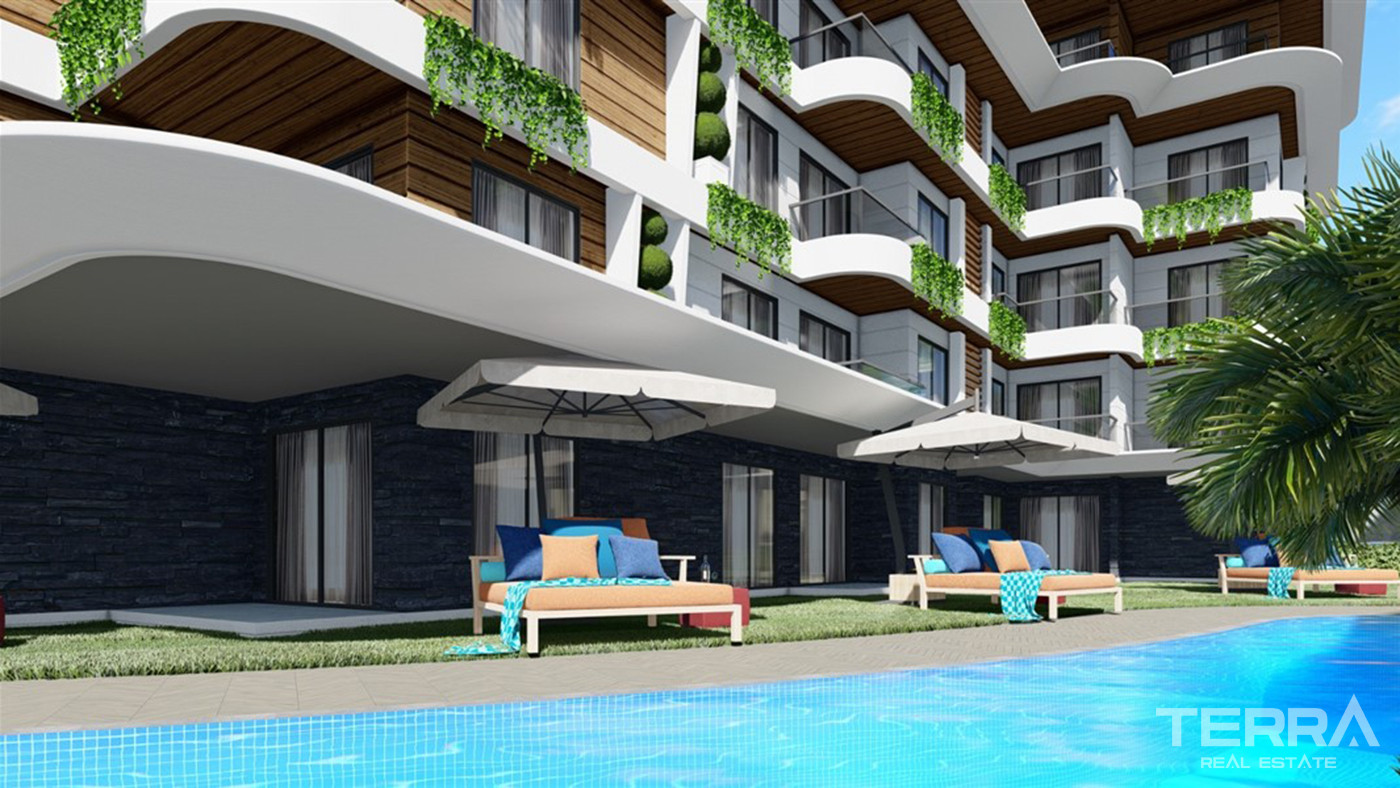 Luxury and Exclusive Concept in Family Apartments in Oba, Alanya - 81160