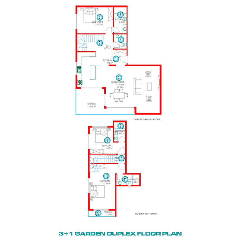 Luxury and Exclusive Concept in Family Apartments in Oba, Alanya - 81165