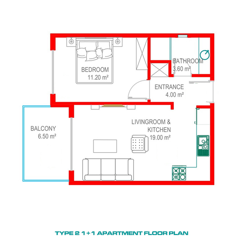 Luxury and Exclusive Concept in Family Apartments in Oba, Alanya - 81167