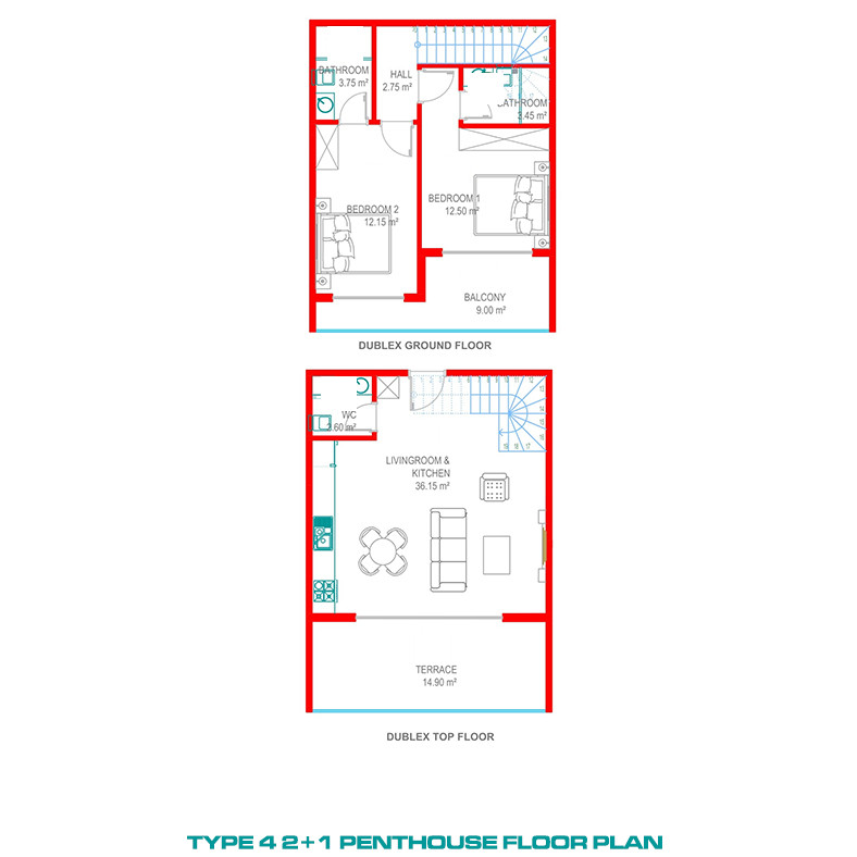 Luxury and Exclusive Concept in Family Apartments in Oba, Alanya - 81173