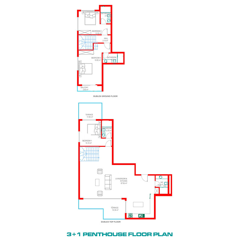 Luxury and Exclusive Concept in Family Apartments in Oba, Alanya - 81174