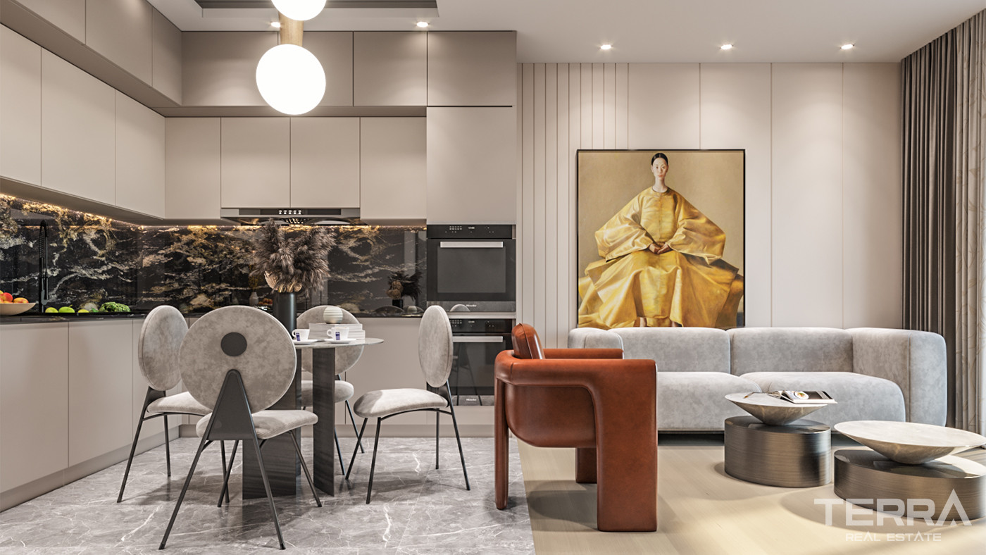 Luxury and Exclusive Concept in Family Apartments in Oba, Alanya - 81181