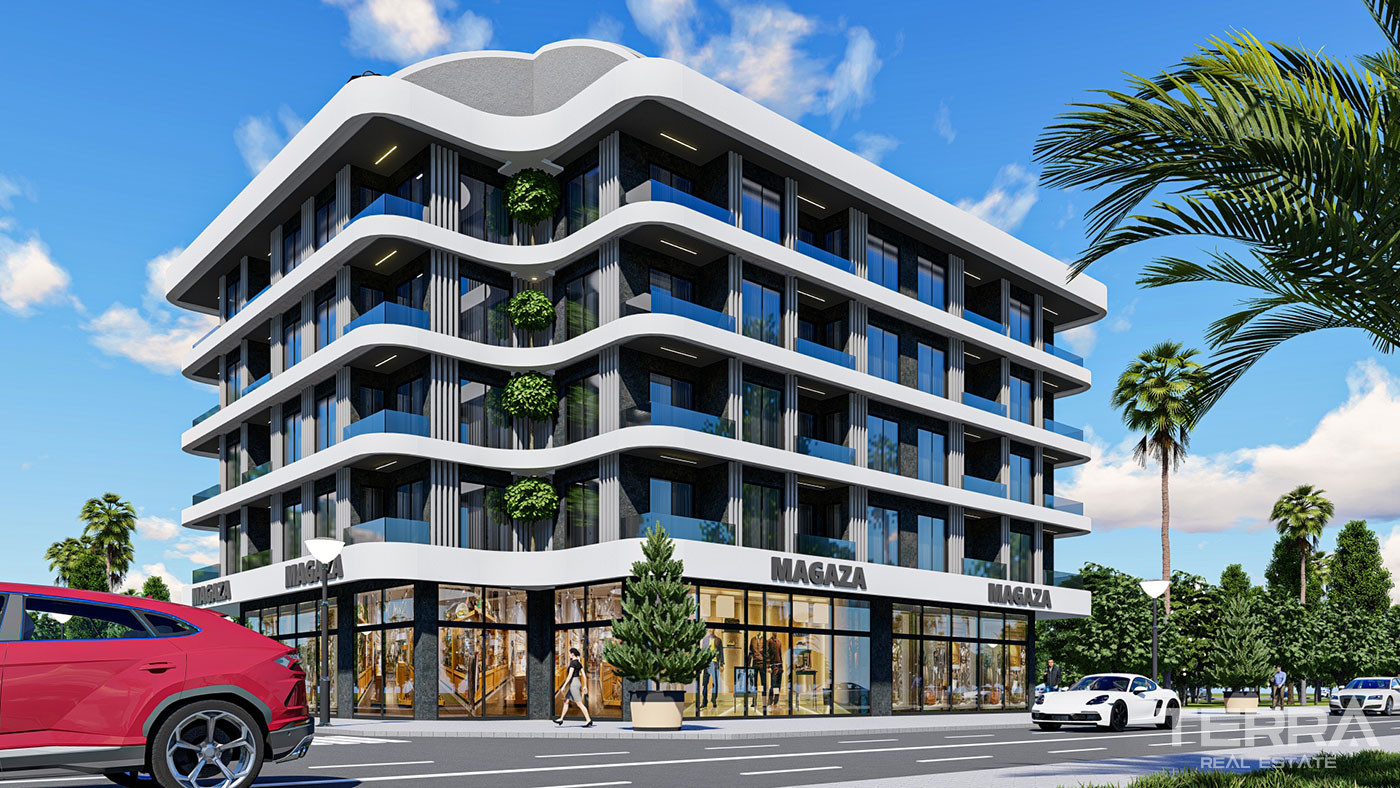 Low Rise Complex of Luxury Flats Near the Daily Amenities in Gazipaşa - 81188