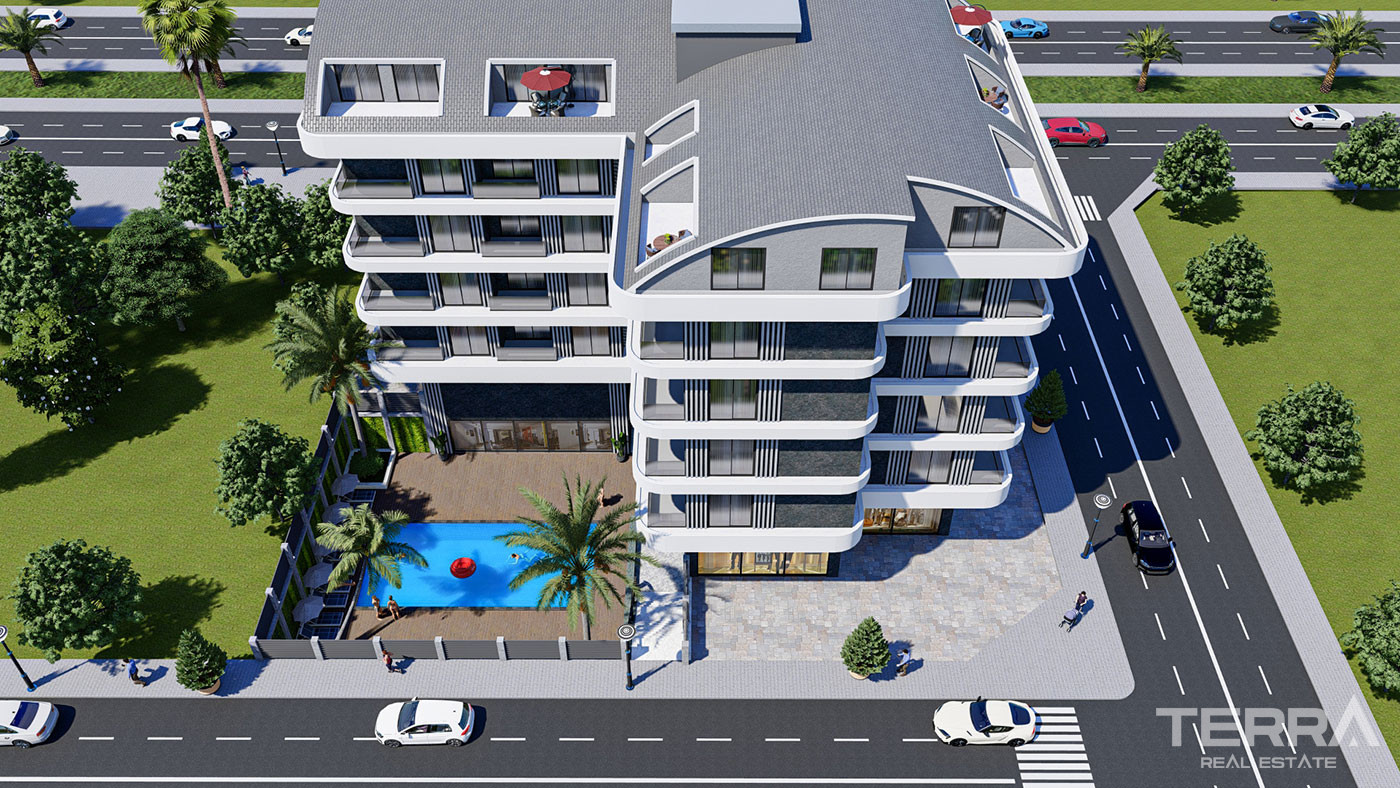 Low Rise Complex of Luxury Flats Near the Daily Amenities in Gazipaşa - 81197