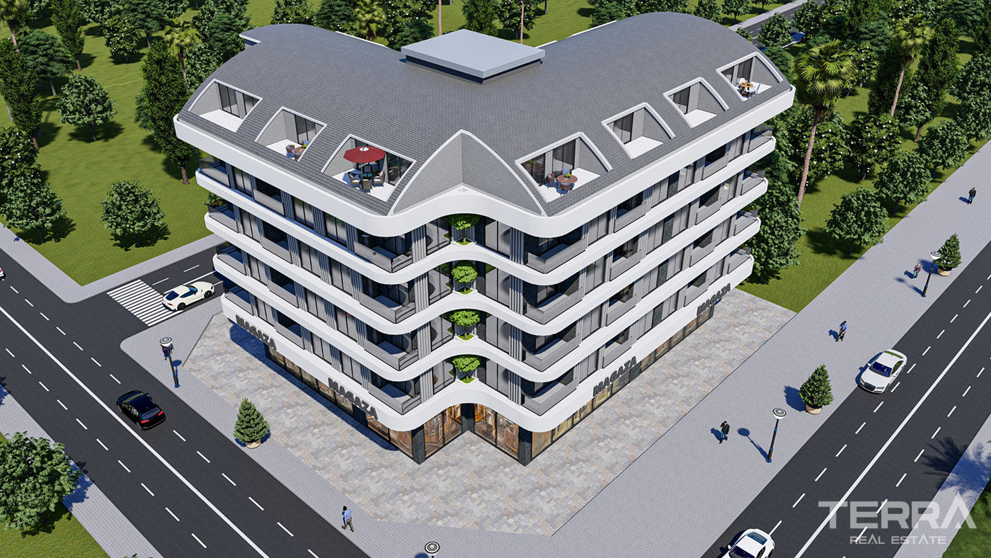 Low Rise Complex of Luxury Flats Near the Daily Amenities in Gazipaşa - 81198