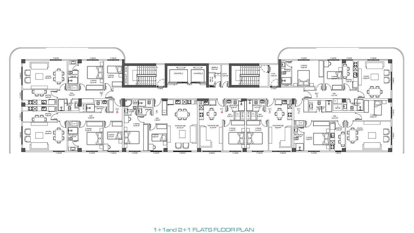 Citizenship Approved Flats with Family Concept in İstanbul - 81212