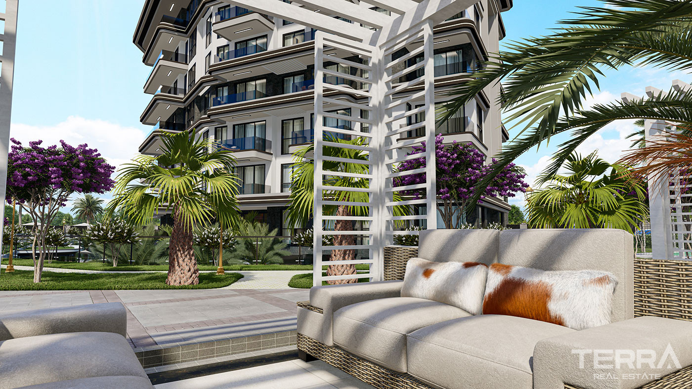 Luxurious Apartments with Great Social Facilities in Gazipaşa - 81221