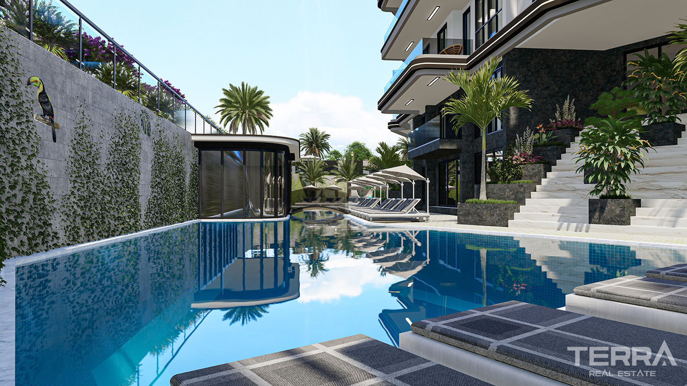 Luxurious Apartments with Great Social Facilities in Gazipaşa - 81225