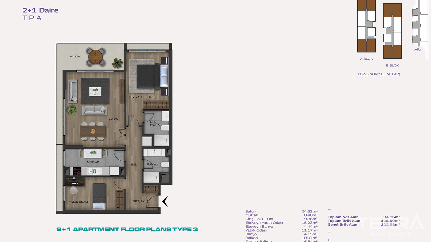 Apartamenty w Stambule w pobliżu udogodnień w dzielnicy Kağıthane - 82463