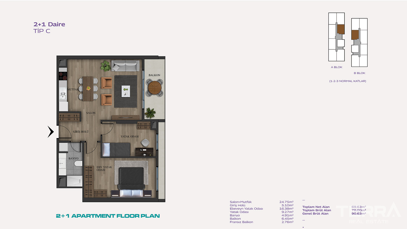 Apartamenty w Stambule w pobliżu udogodnień w dzielnicy Kağıthane - 82468