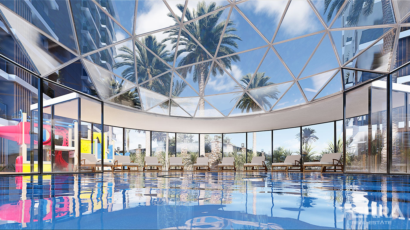 Luxury Living at Central Alanya Apartments with Screened Indoor Pool - 81253