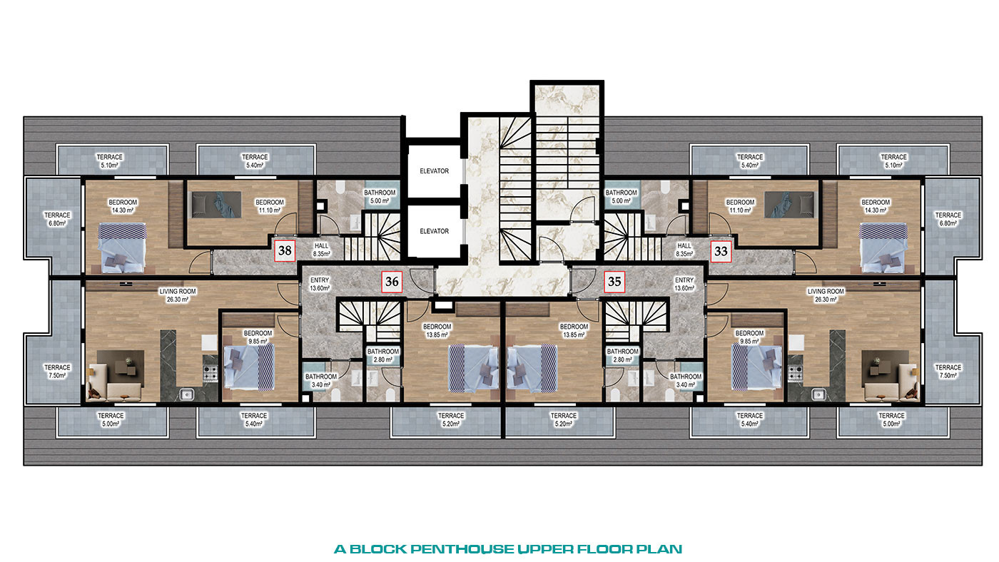 Luxury Living at Central Alanya Apartments with Screened Indoor Pool - 81260