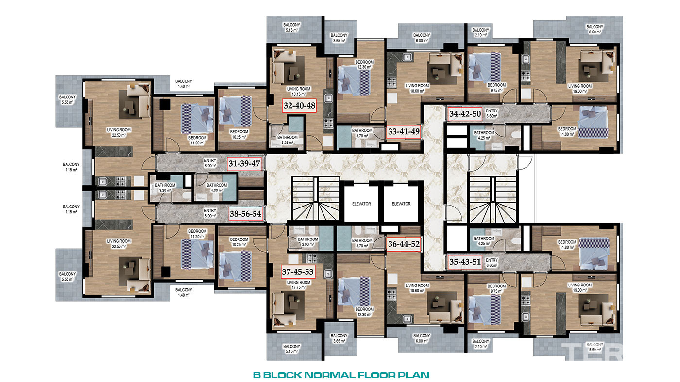 Luxury Living at Central Alanya Apartments with Screened Indoor Pool - 81263