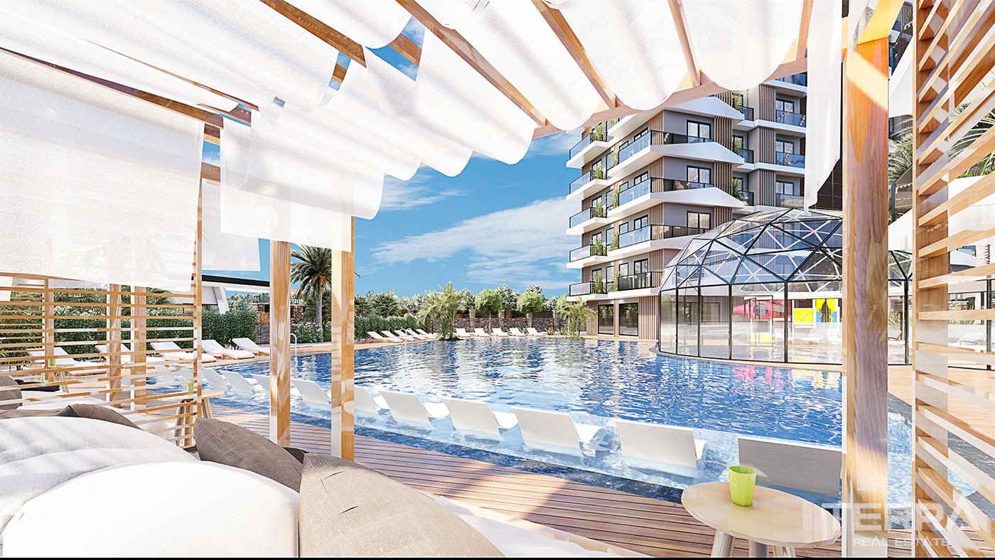Luxury Living at Central Alanya Apartments with Screened Indoor Pool - 81271
