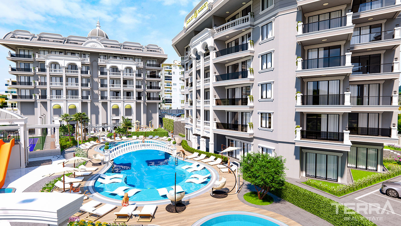 Luksusowe apartamenty Okurcalar w Alanyi ze wspaniałymi udogodnieniami - 81273