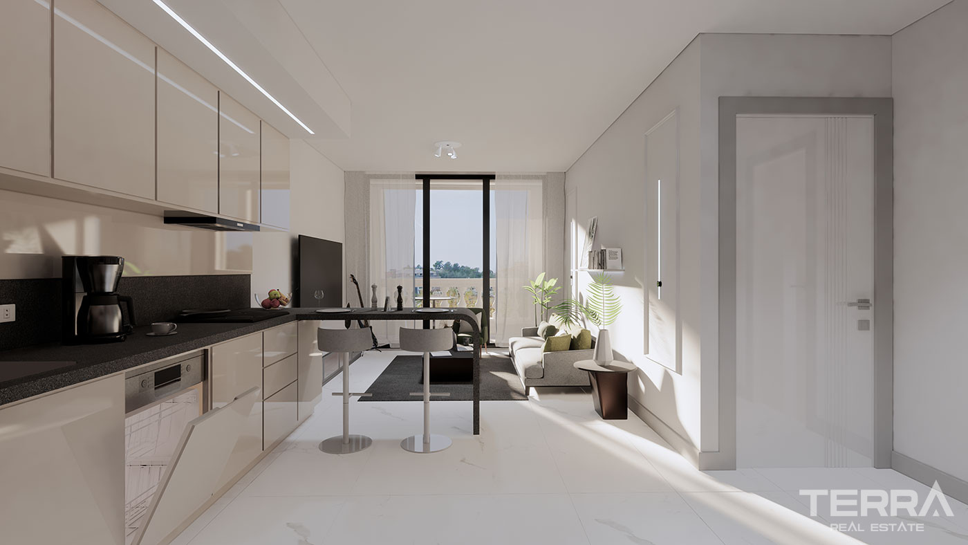 Luksusowe apartamenty Okurcalar w Alanyi ze wspaniałymi udogodnieniami - 81280