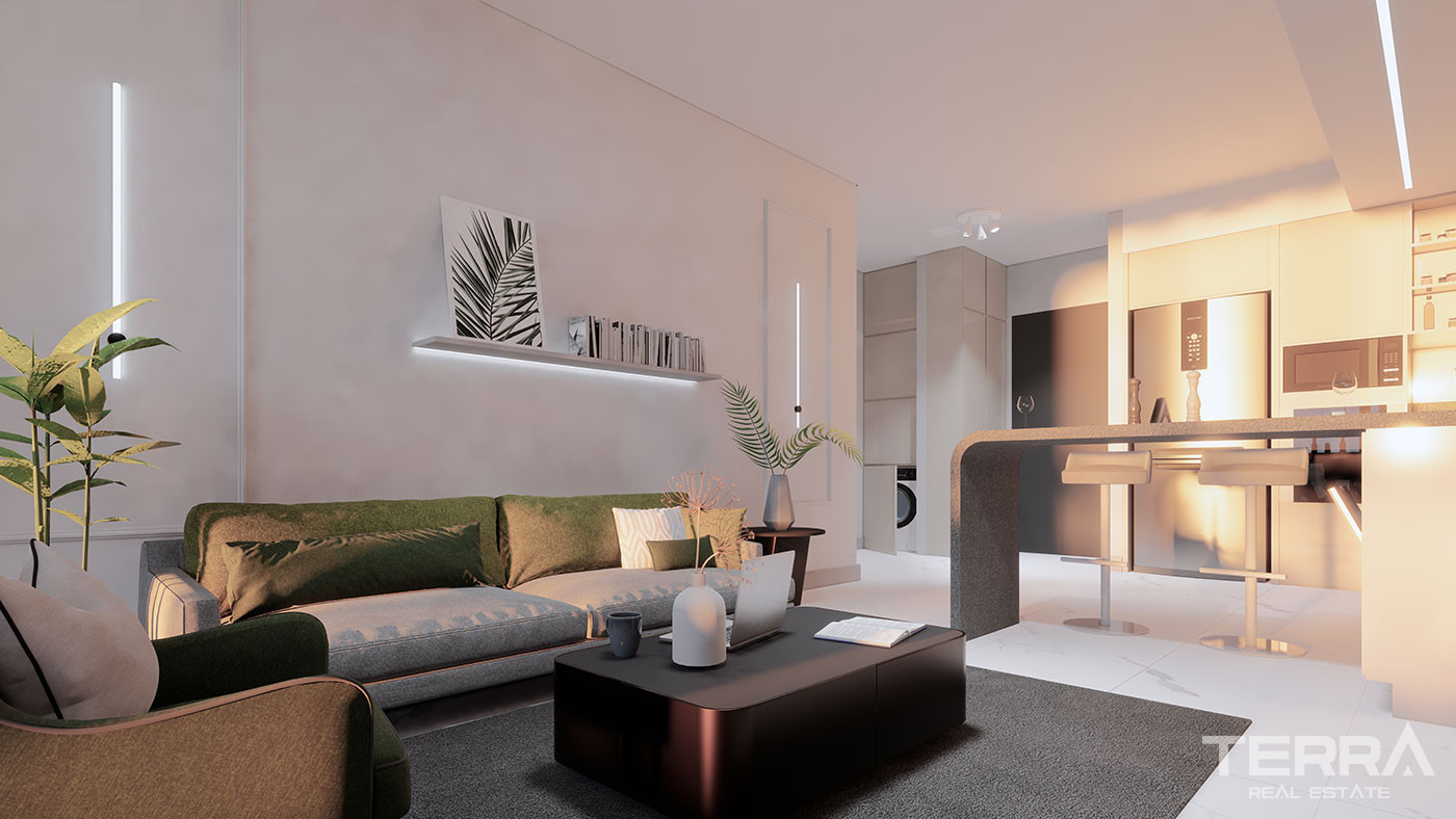 Luksusowe apartamenty Okurcalar w Alanyi ze wspaniałymi udogodnieniami - 81281