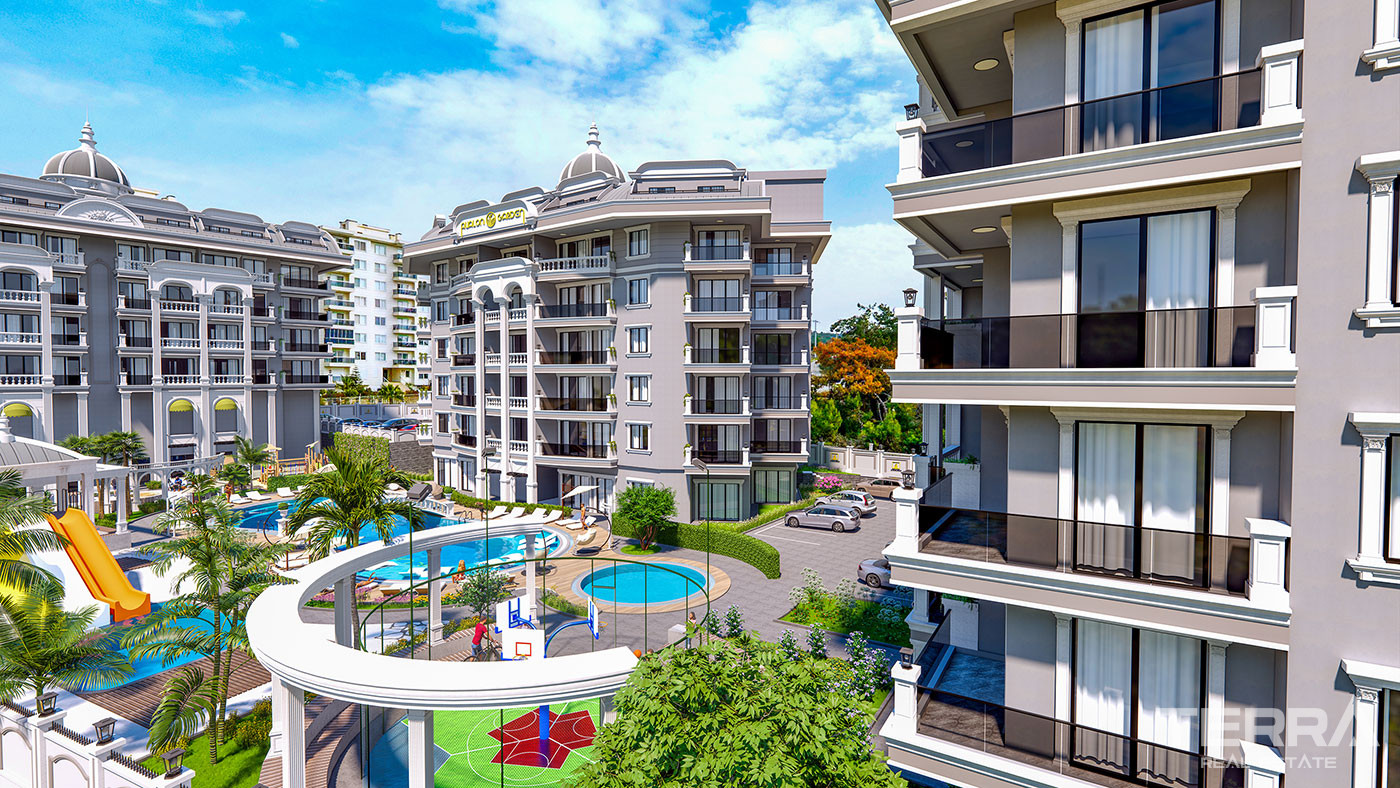 Luksusowe apartamenty Okurcalar w Alanyi ze wspaniałymi udogodnieniami - 81286