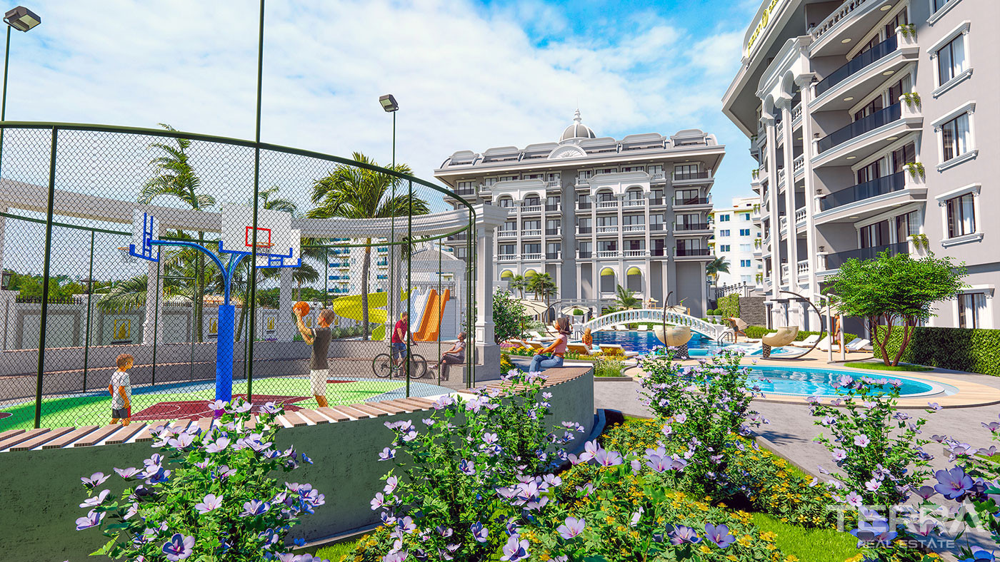 Luksusowe apartamenty Okurcalar w Alanyi ze wspaniałymi udogodnieniami - 81293