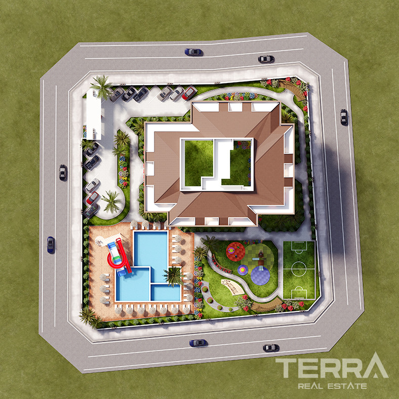 Apartments in a Luxurious Complex in a Prime Location of Gazipaşa - 81330