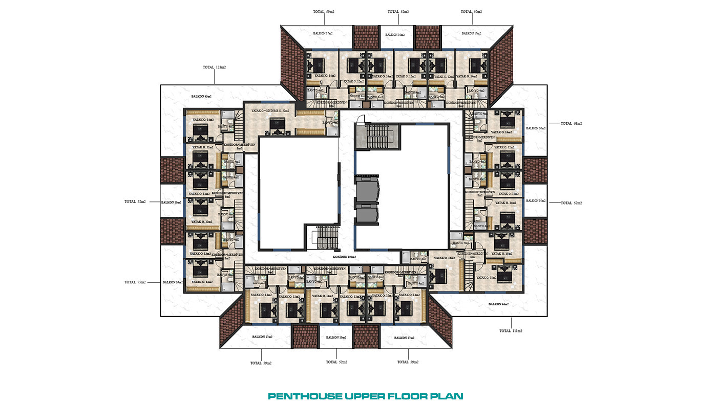 Apartments in a Luxurious Complex in a Prime Location of Gazipaşa - 81332
