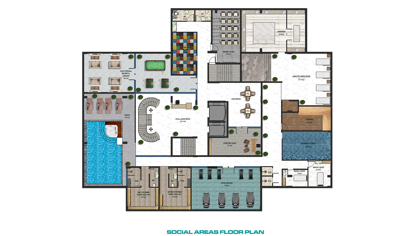 Apartments in a Luxurious Complex in a Prime Location of Gazipaşa - 81336