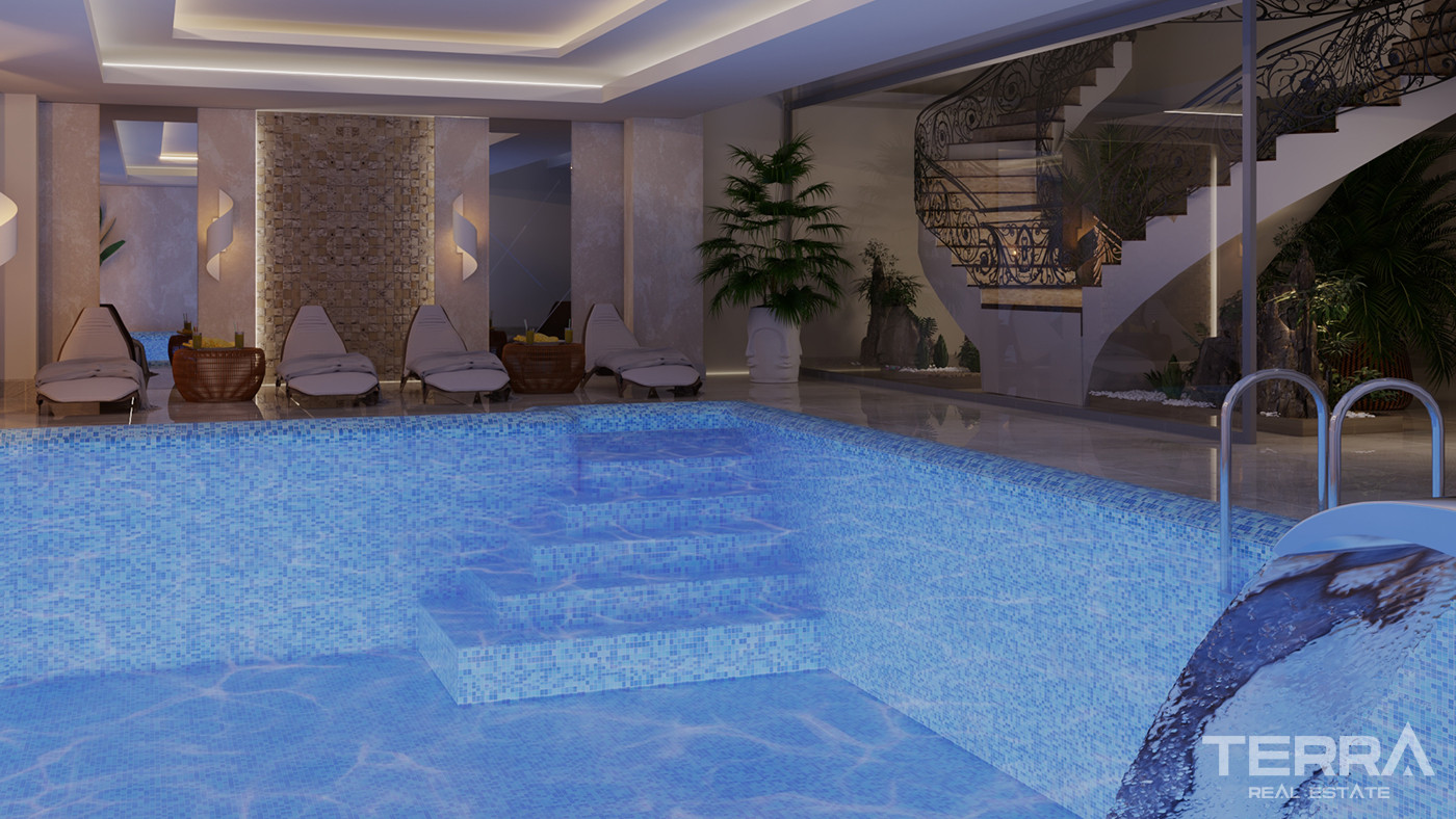 Apartments in a Luxurious Complex in a Prime Location of Gazipaşa - 81339