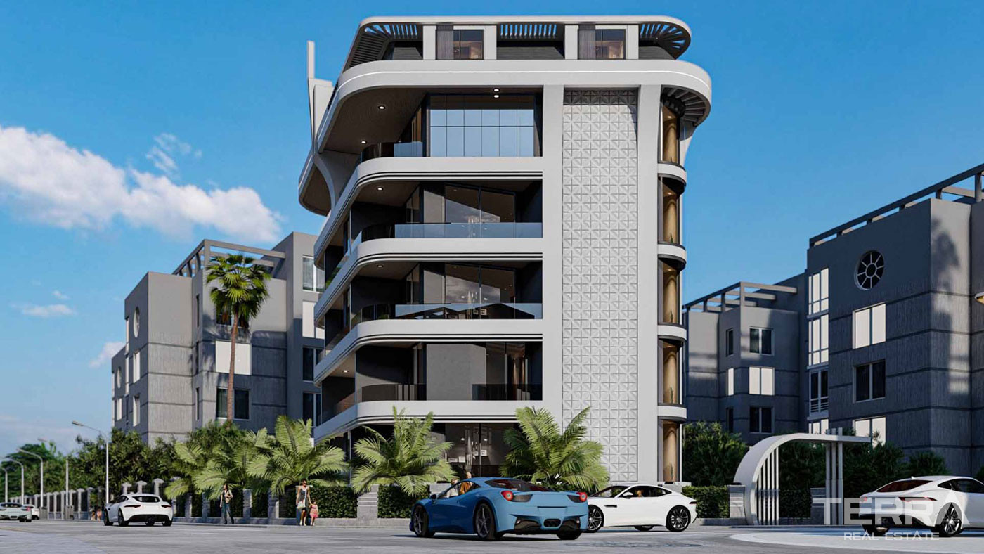 Central Luxury Apartments Close to Cleopatra Beach in Alanya - 81401