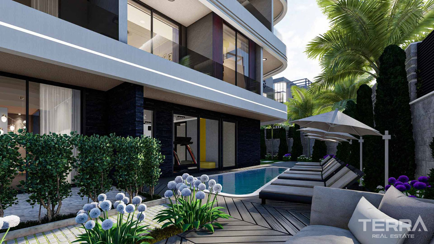 Central Luxury Apartments Close to Cleopatra Beach in Alanya - 81405