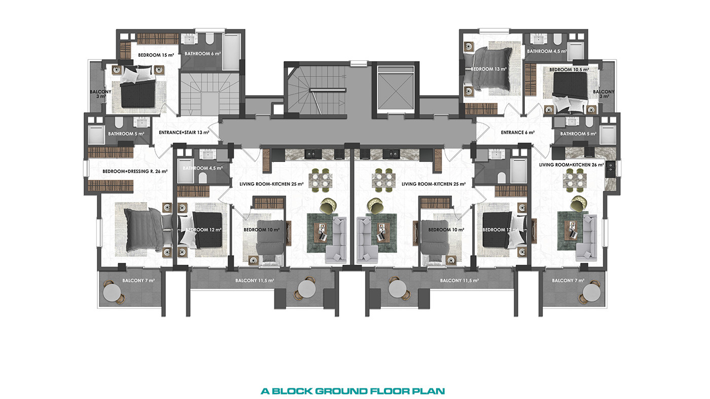 Luxury and Modernity Combined in New Apartments in Kargıcak, Alanya - 81430