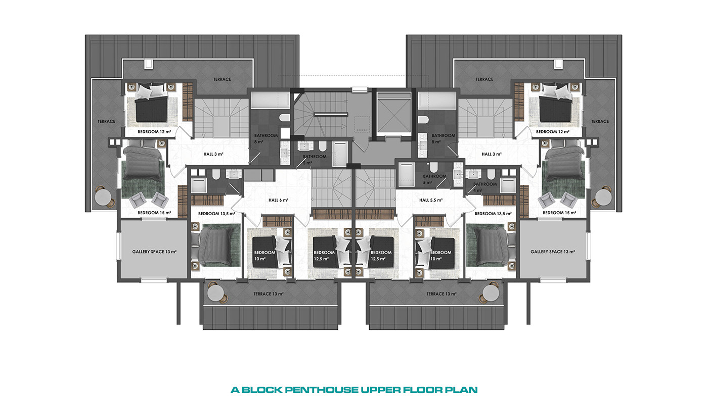 Luxury and Modernity Combined in New Apartments in Kargıcak, Alanya - 81434