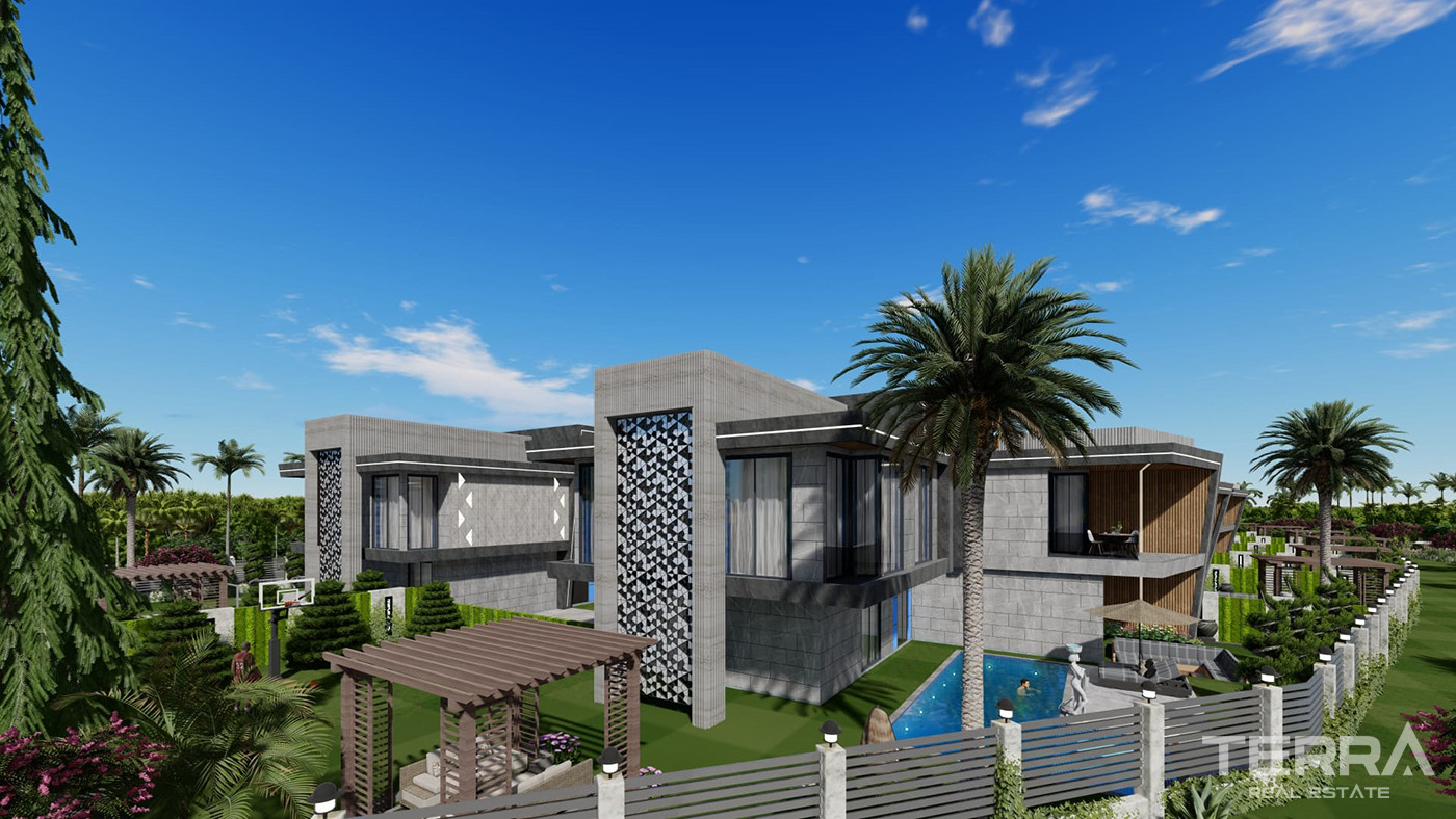 Luxury Villas in a Complex with a Yacht Dock in Side - 81581