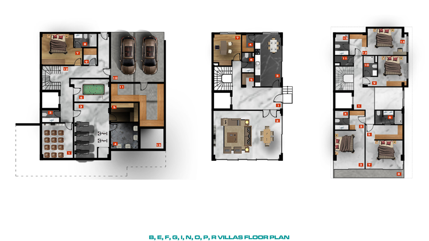 Luxury Villas in a Complex with a Yacht Dock in Side - 81583