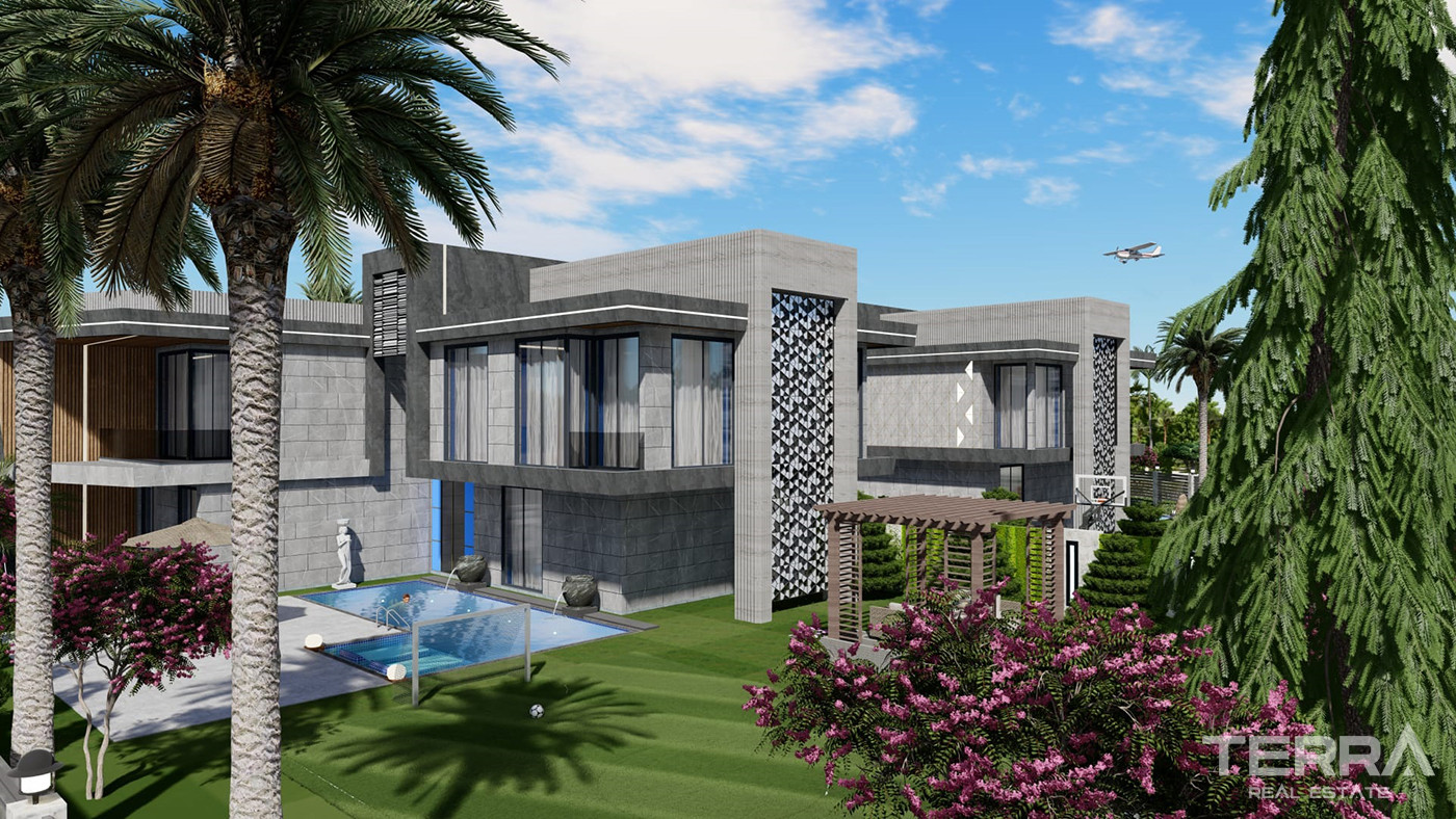 Luxury Villas in a Complex with a Yacht Dock in Side - 81584