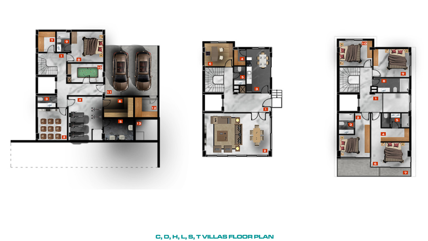 Luxury Villas in a Complex with a Yacht Dock in Side - 81586