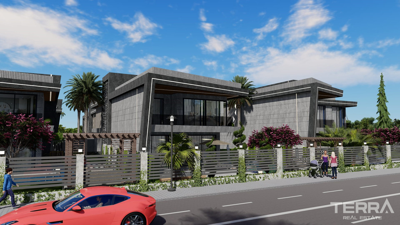 Luxury Villas in a Complex with a Yacht Dock in Side - 81587