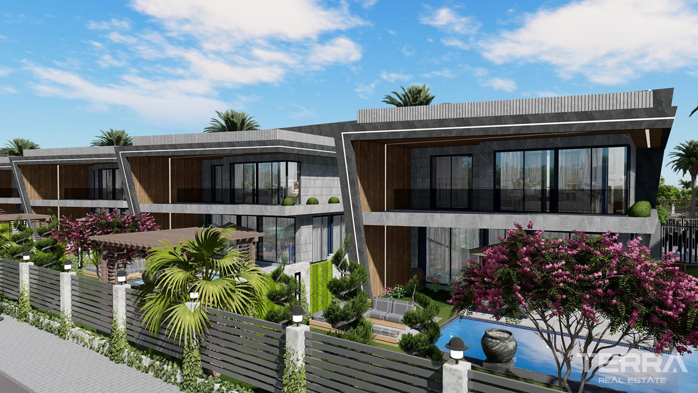 Luxury Villas in a Complex with a Yacht Dock in Side - 81593