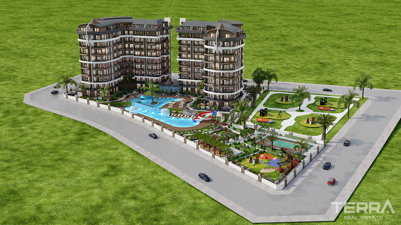 5 Star Hotel Amenities from Comfy Apartments in Alanya, Payallar - 81602