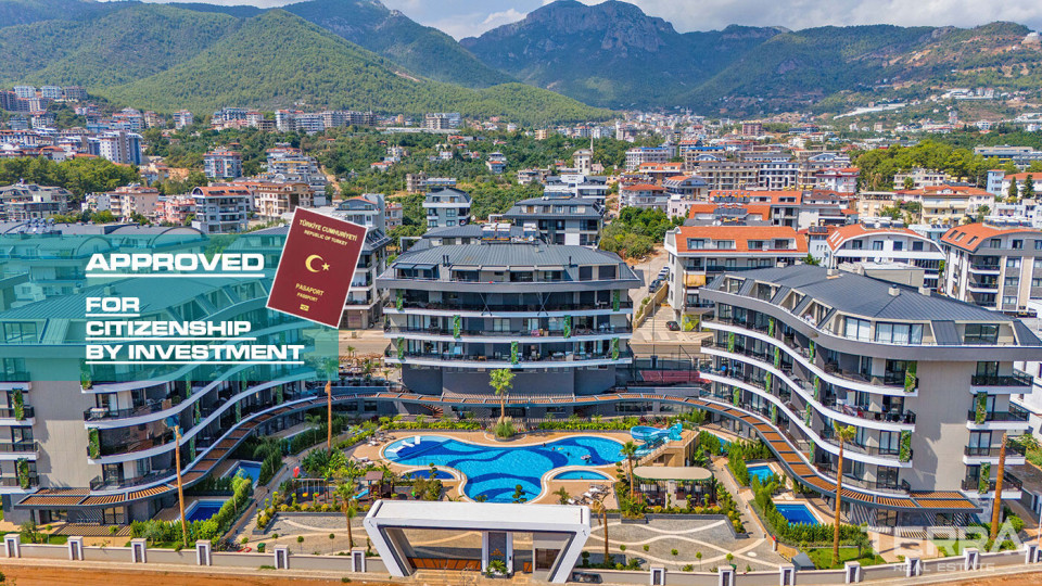 Citizenship Approved Luxury Apartments in Oba, Alanya Amidst Nature