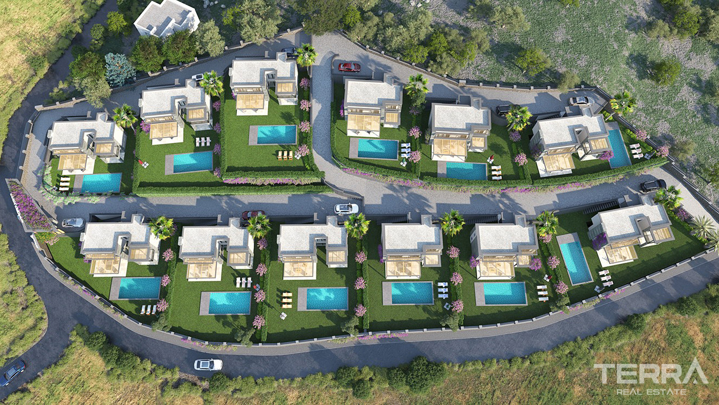 Ready to Move Bodrum Villas for Sale in Gölköy with Smart Home Systems - 81718