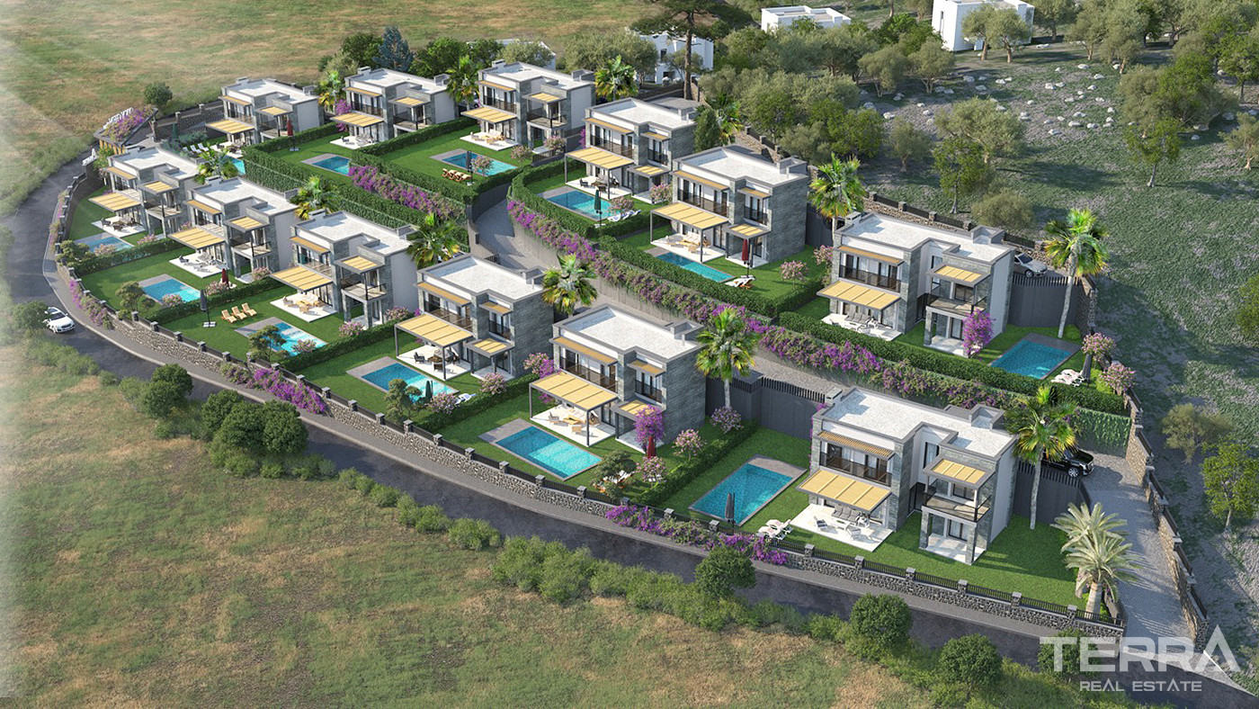 Ready to Move Bodrum Villas for Sale in Gölköy with Smart Home Systems - 81719