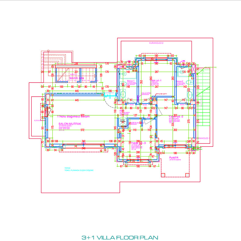 Ready to Move Bodrum Villas for Sale in Gölköy with Smart Home Systems - 81774