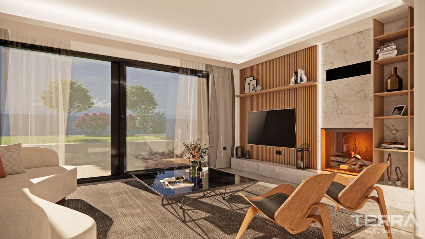 Ready to Move Bodrum Villas for Sale in Gölköy with Smart Home Systems - 81778