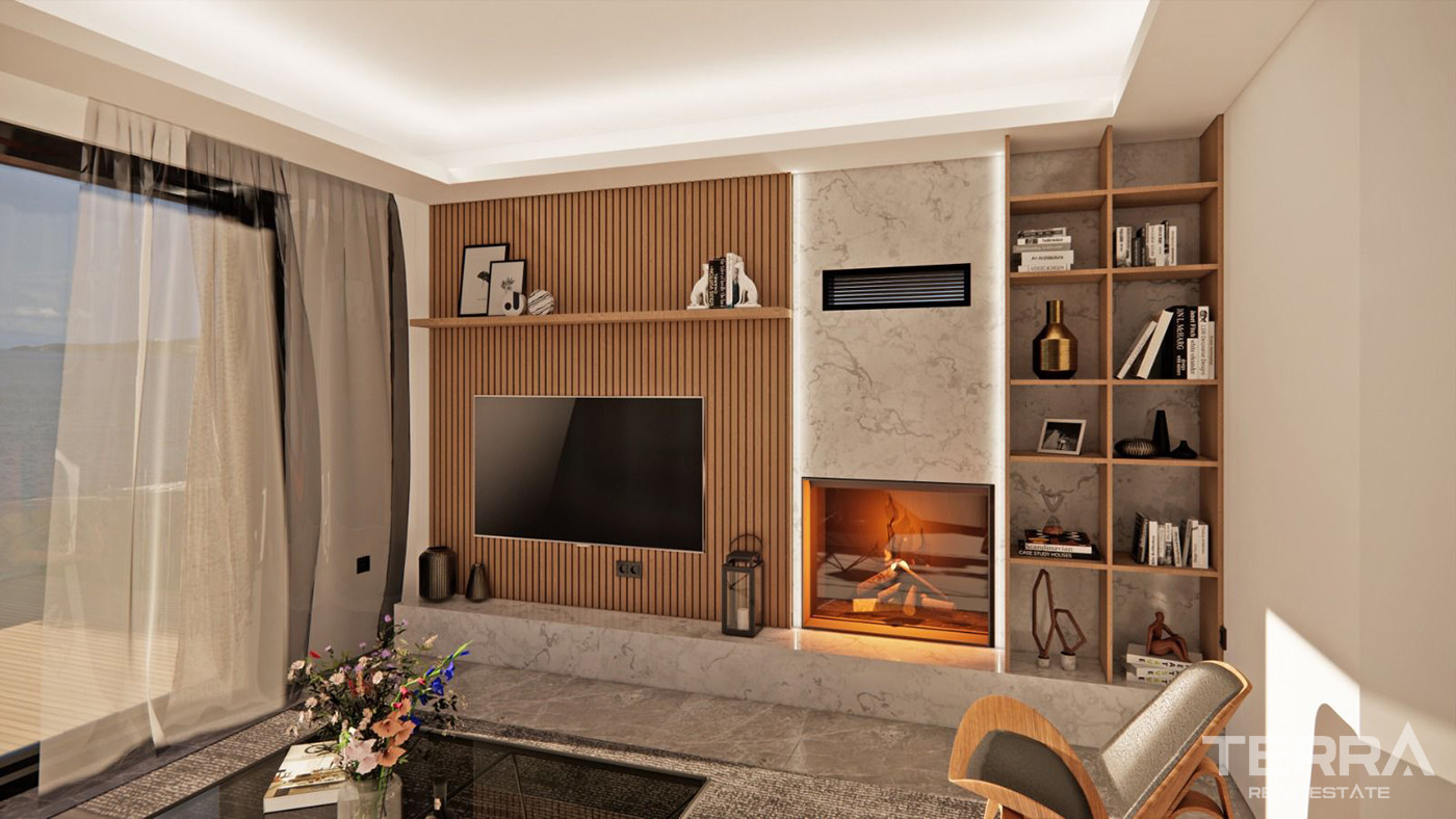 Ready to Move Bodrum Villas for Sale in Gölköy with Smart Home Systems - 81780