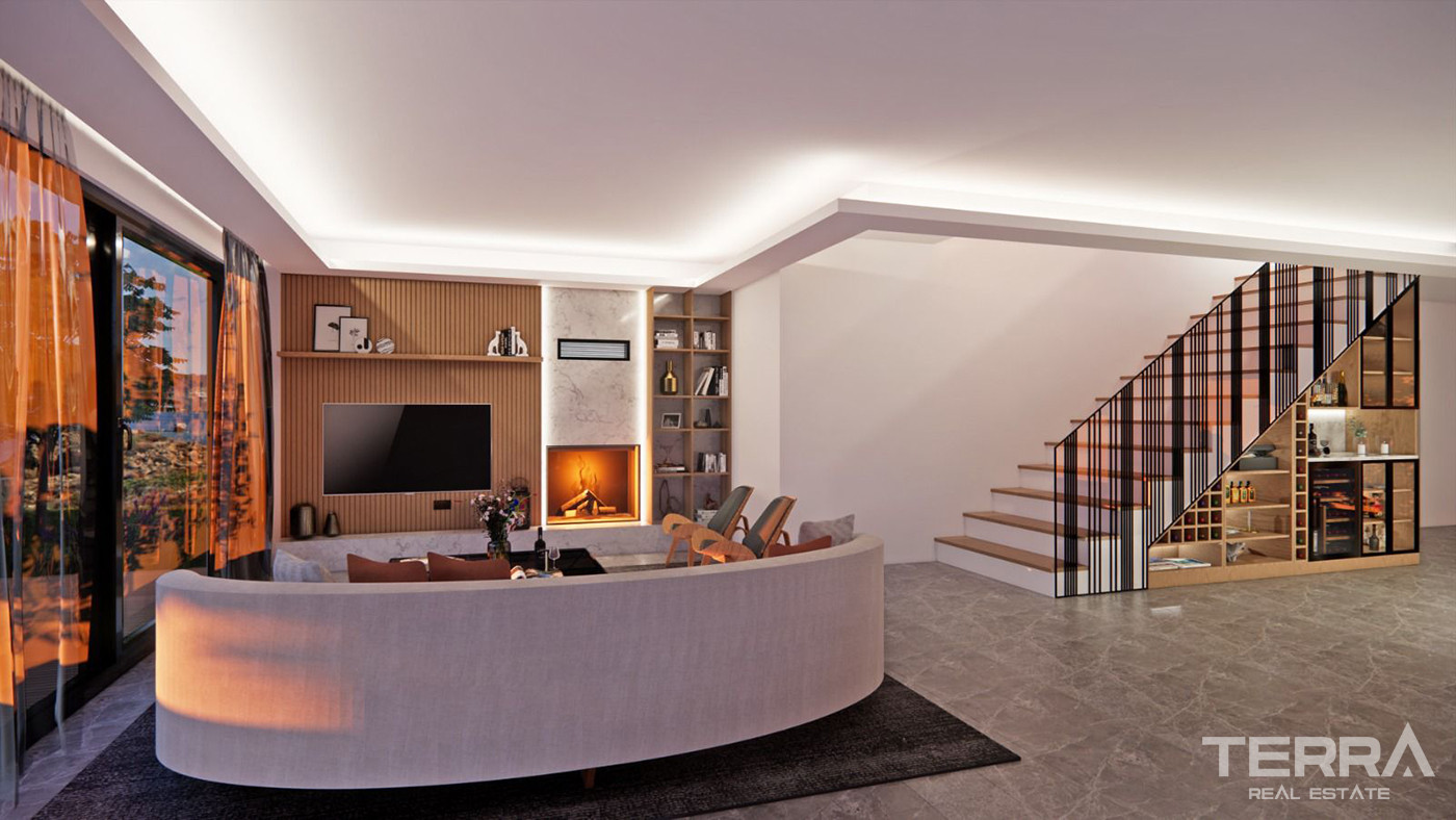 Ready to Move Bodrum Villas for Sale in Gölköy with Smart Home Systems - 81783