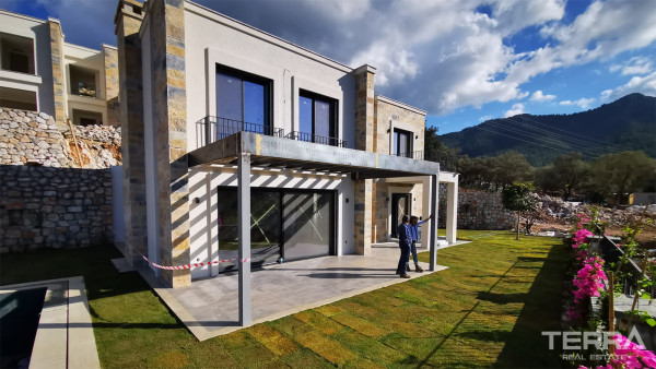 Ready to Move Bodrum Villas for Sale in Gölköy with Smart Home Systems