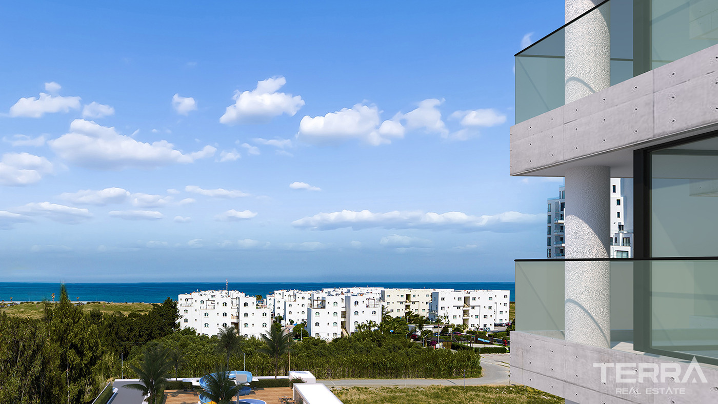 Brand New Cyprus Flats with Sea View in Nicosia, Gaziveren - 81861