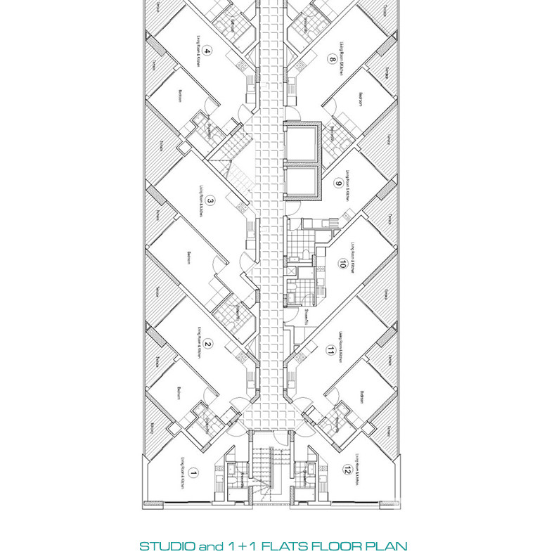 Brand New Cyprus Flats with Sea View in Nicosia, Gaziveren - 81866